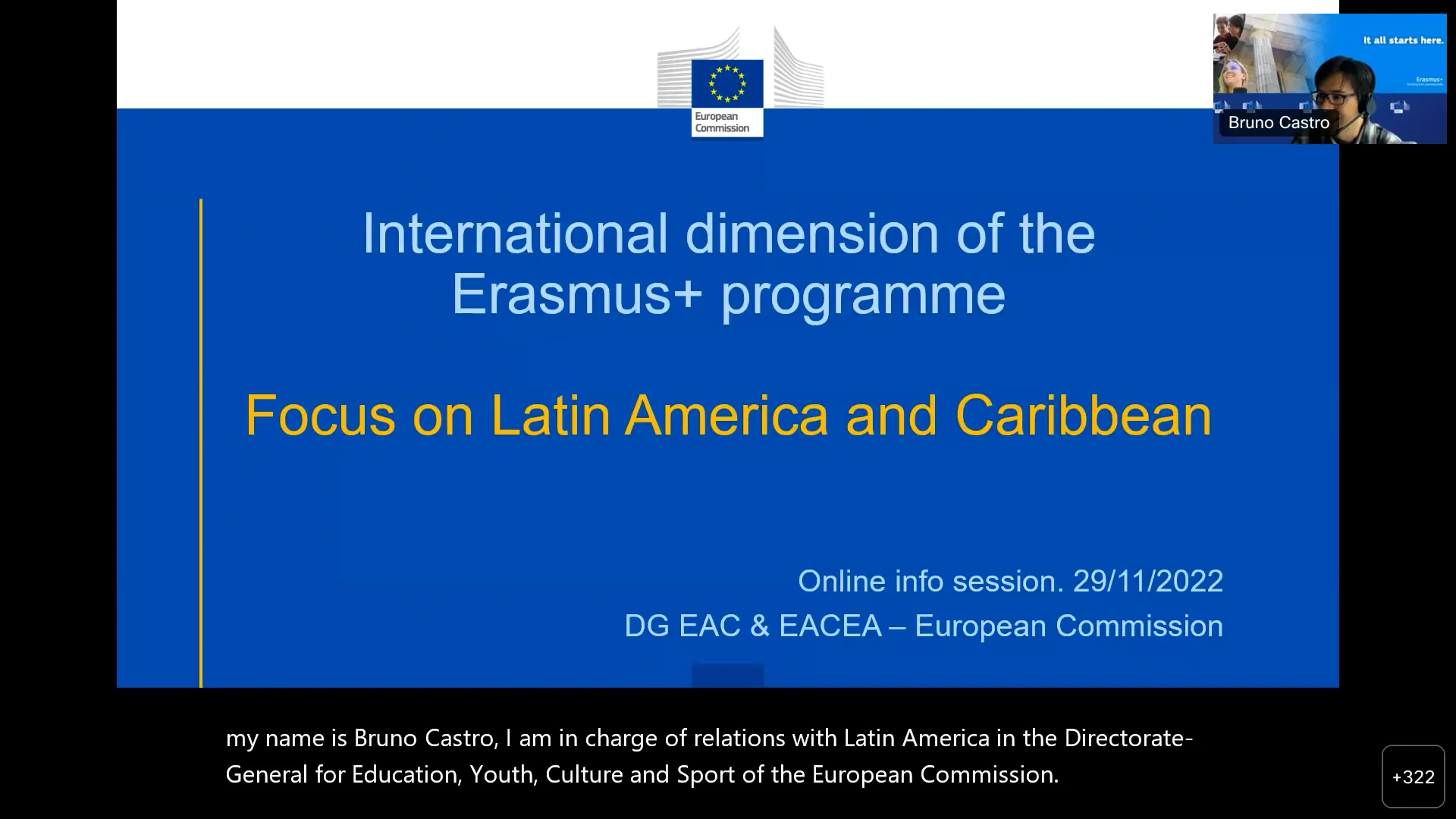 Online info session: international dimension of the Erasmus+ programme -  Focus on Latin America and Caribbean