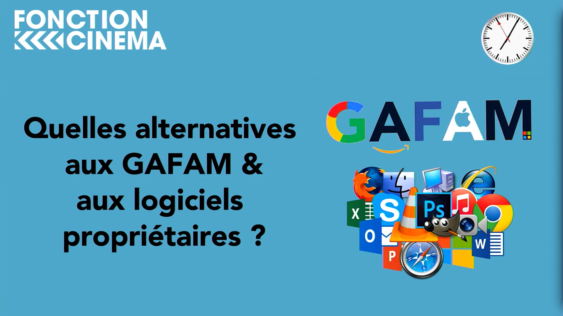 Quelles alternatives aux gafam aux logiciels propri taires