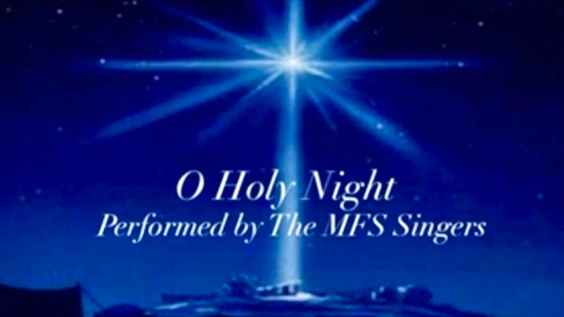 "O Holy Night" by the MFS Singers for B101 Christmas Choir Competition