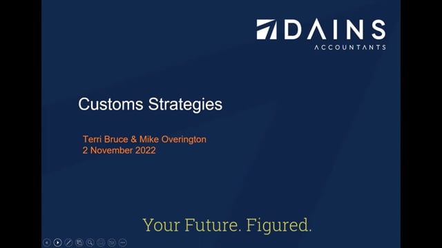 Customs Strategies - VAT and Customs Series Session 2
