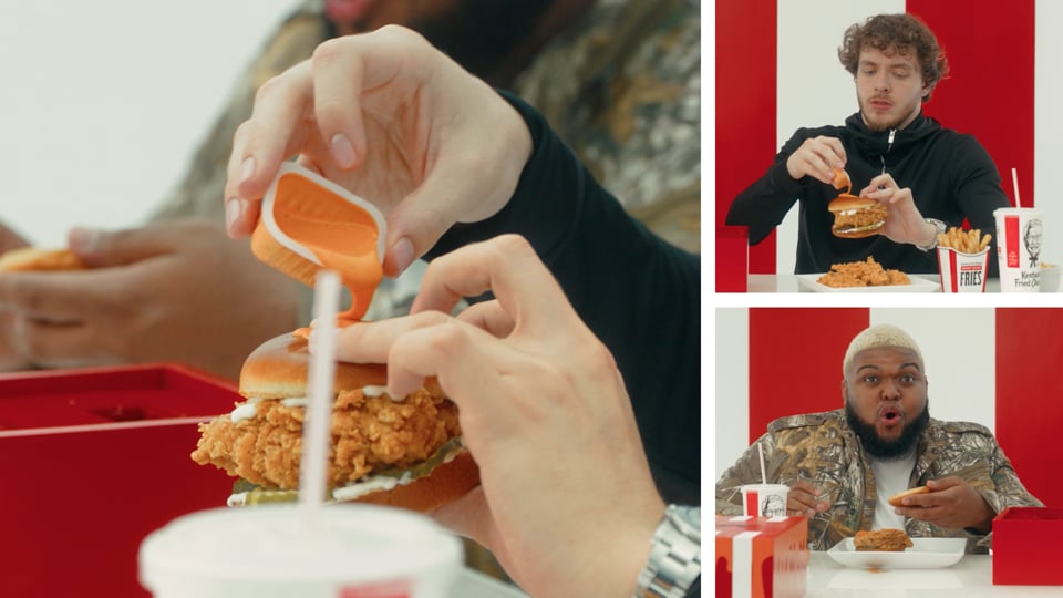 Jack Harlow & Druski KFC Unboxing