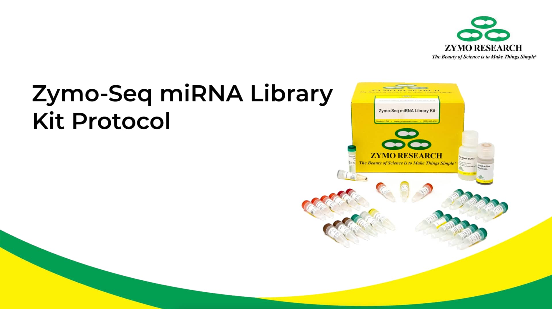 ZymoSeq miRNA Library Kit Protocol on Vimeo