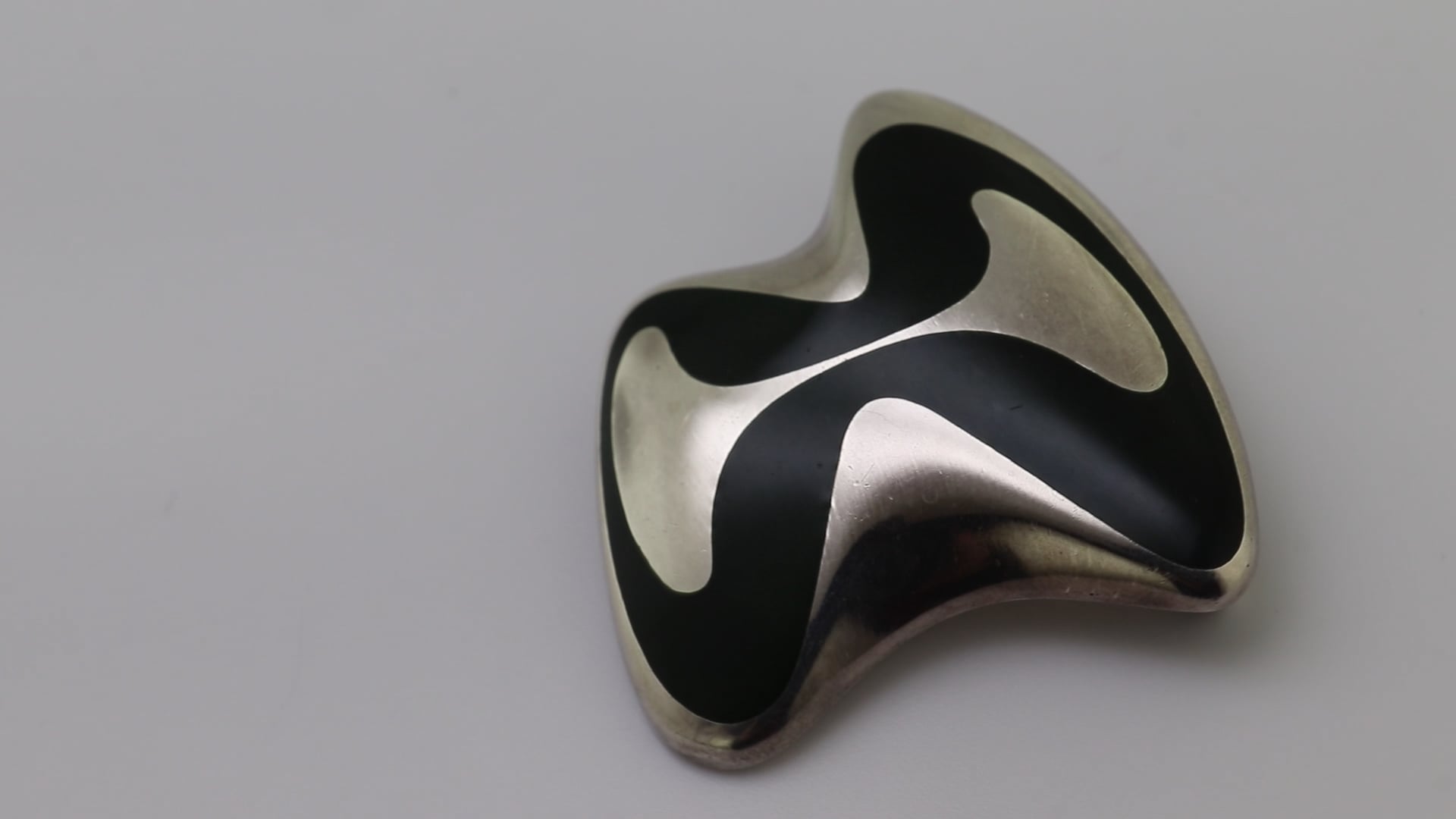 Georg Jensen Henning Koppel, #315, Enamel, Sterling Silver Brooch