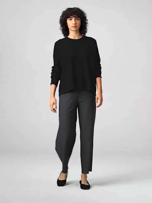 Eileen Fisher Women's Black Washable Stretch Crepe Pants Size XS