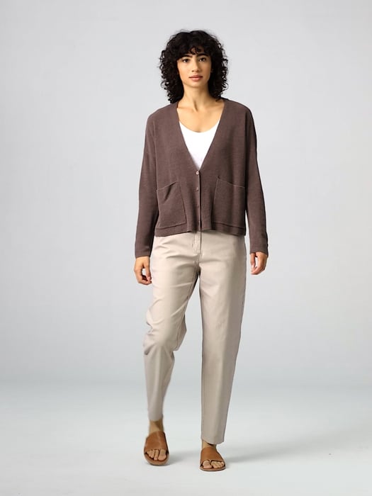 Cotton Hemp Stretch Tapered Pant | EILEEN FISHER Cotton Hemp Stretch Tapered Pant | EILEEN FISHER