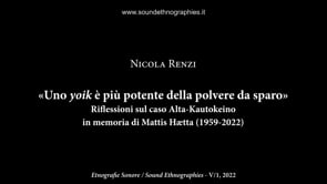 2. Nicola Renzi – Máze Nieidat luohti (Dj-set)