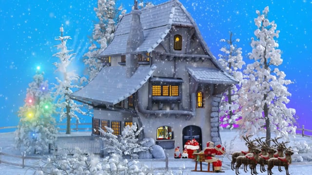 Christmas, Cottage, Snow. Free Stock Video - Pixabay