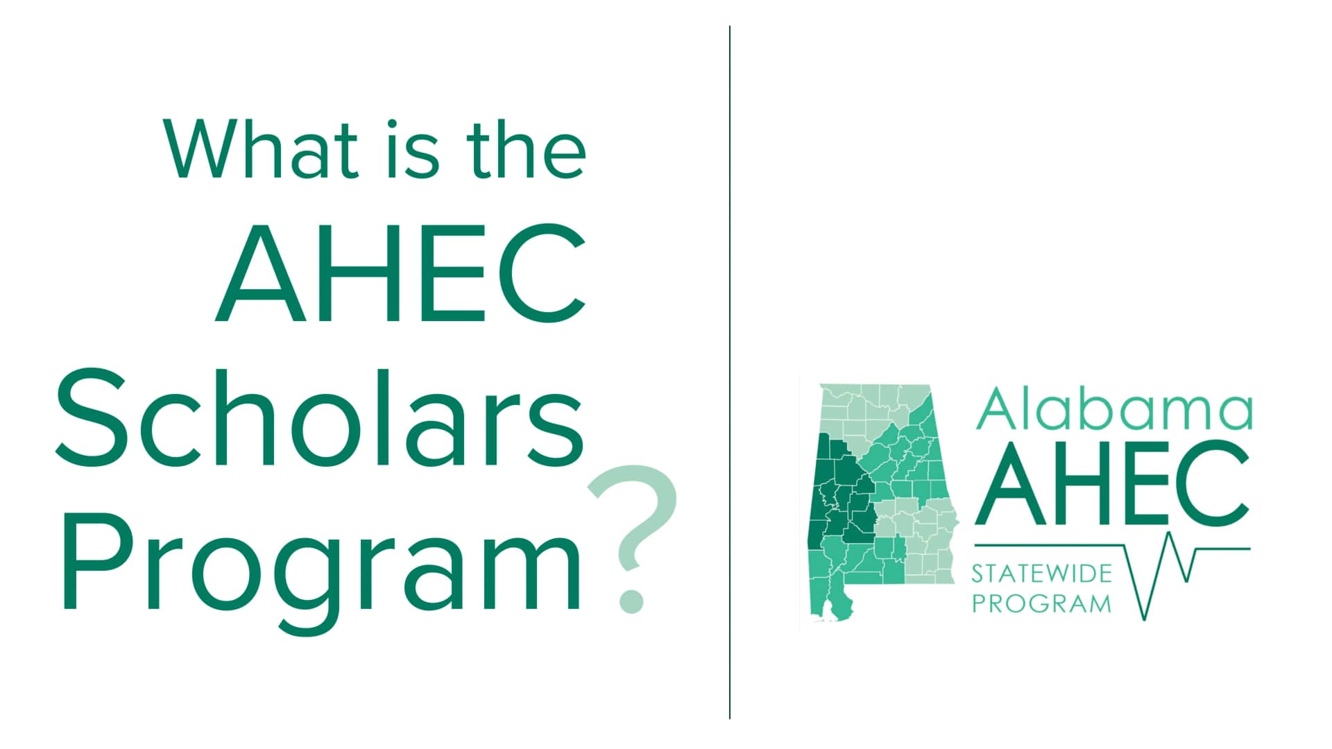 Alabama AHEC: Scholars Program on Vimeo