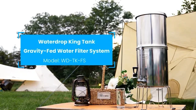 King Tank Gravity Water Filter System - Aqua Home Supply