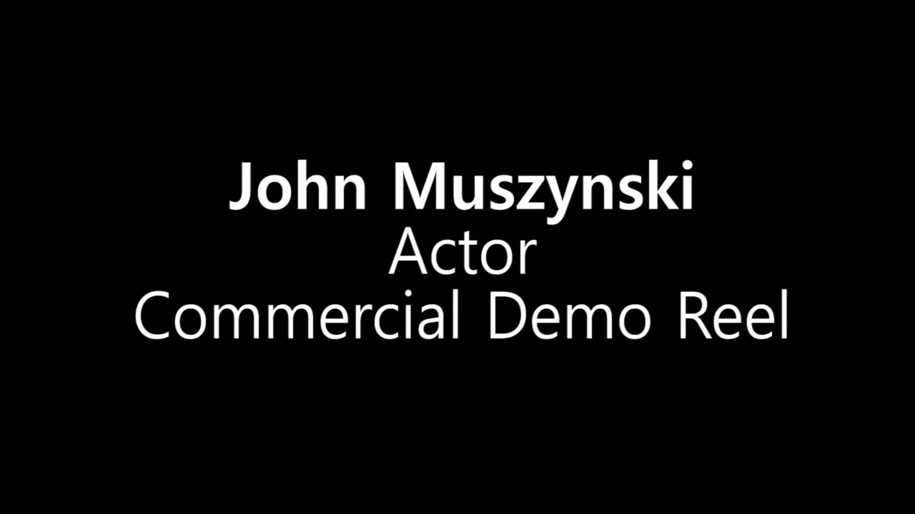 John Muszynski's Commercial Reel 2022 (1).mp4 on Vimeo