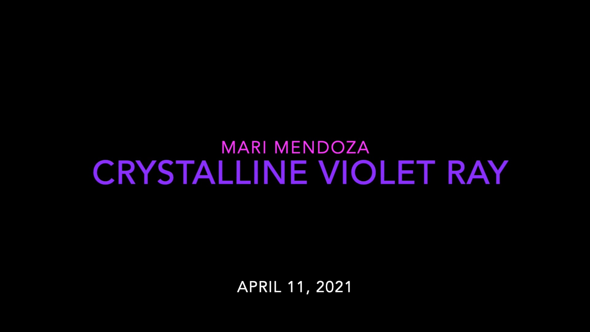 Crystalline Violet Ray Meditation