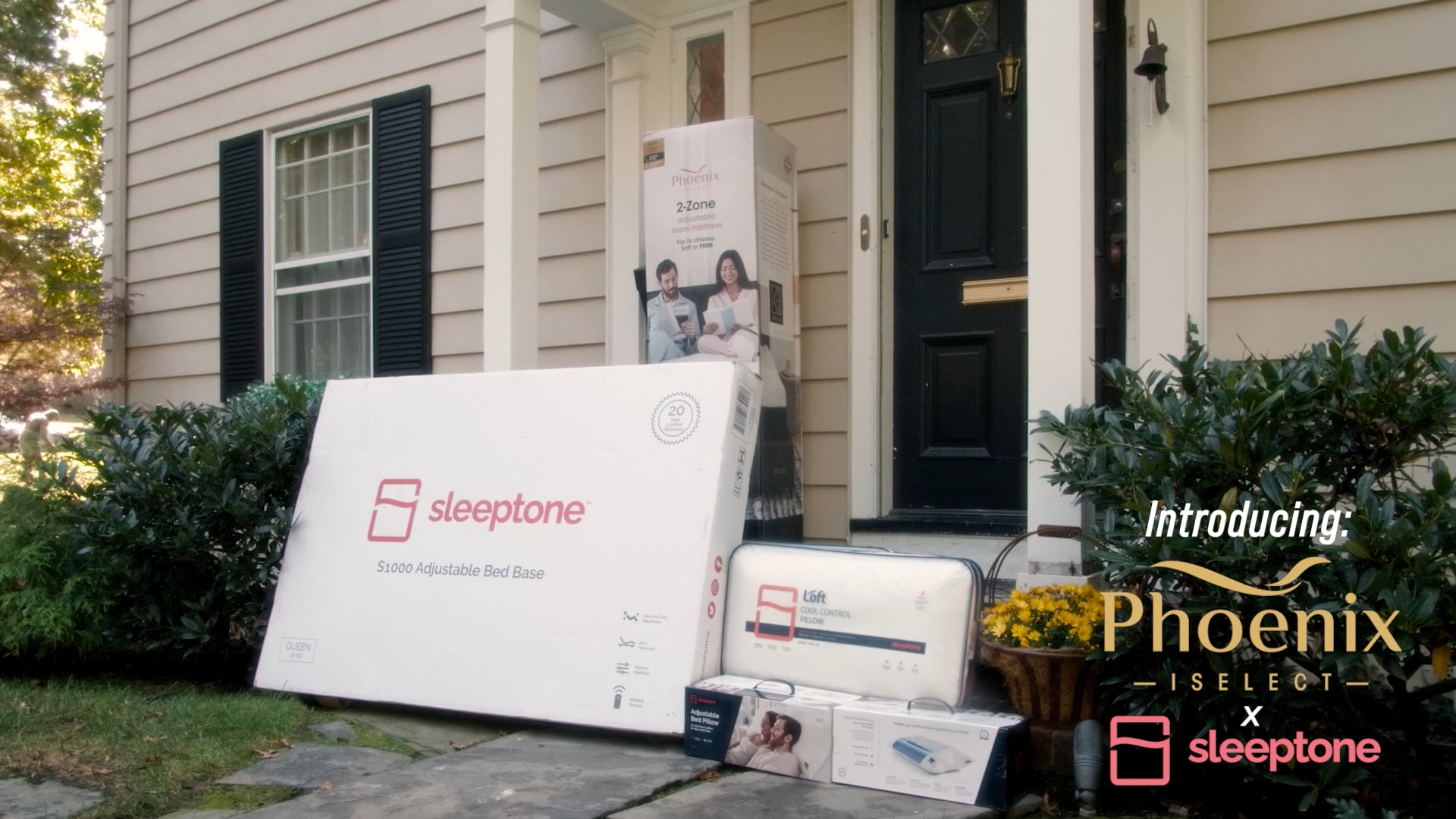 Phoenix X Sleeptone: 2-Zone Mattress & Adjustable Bed Frame