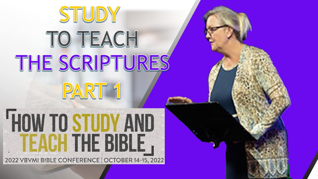 Study to Teach the Scriptures (Part 1) | Verse By Verse Ministry ...