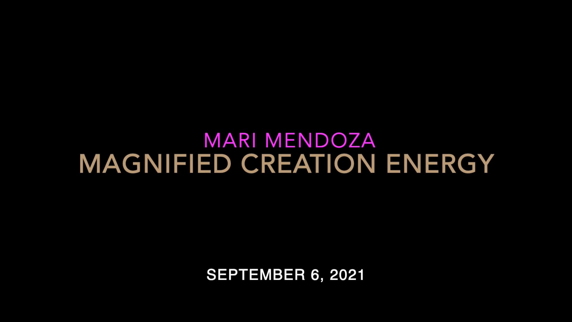 Magnified Creation & Ascension Energy Meditation