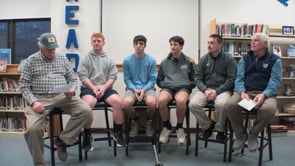 Seahawks Interviews Boys Basketball Coach and Captains