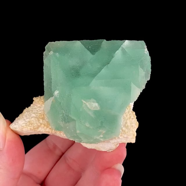 Fluorite on Quartz