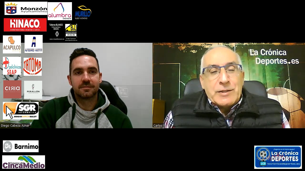 DIEGO  CABEZA  AZNAR  ENTRENADOR  DE LA  ALMUNIA  DE  DOÑA  GODINA  3ª RFEF  G-17