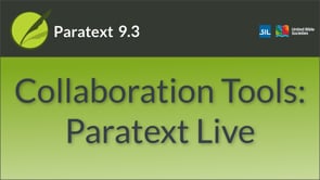 Collaboration Tools: Paratext Live