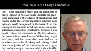What is SCC: R. v. St-Onge Lamoureux "Reliability" in an Approved Intrument?