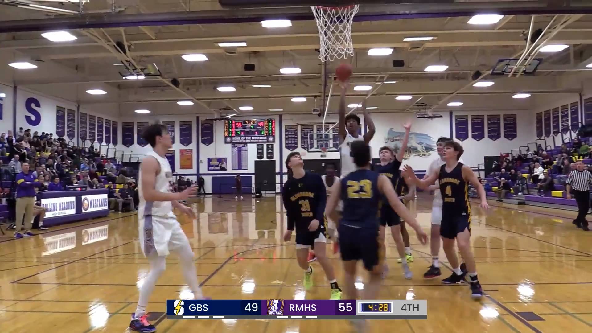 RMHS Boys Varsity Basketball vs. Glenbrook South on Vimeo