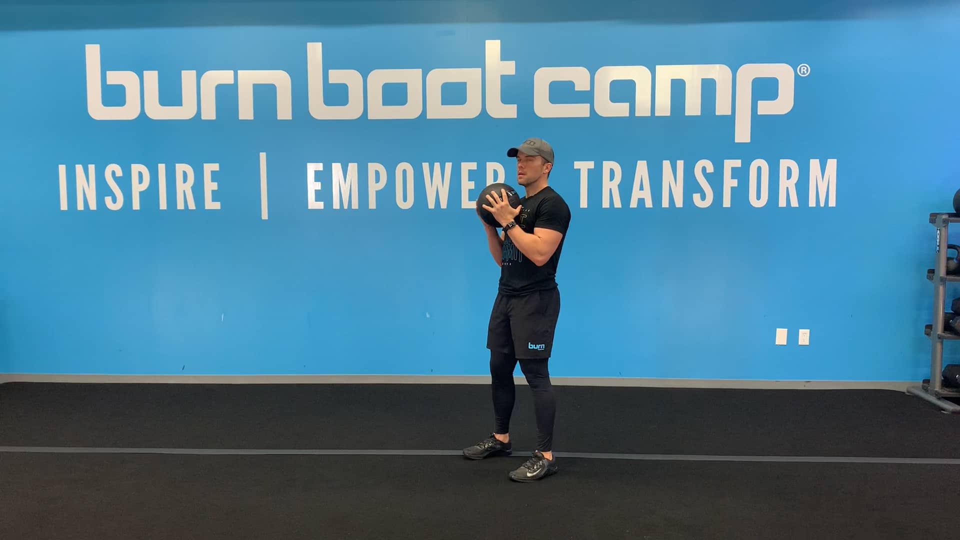 Med Ball Jump Squat on Vimeo