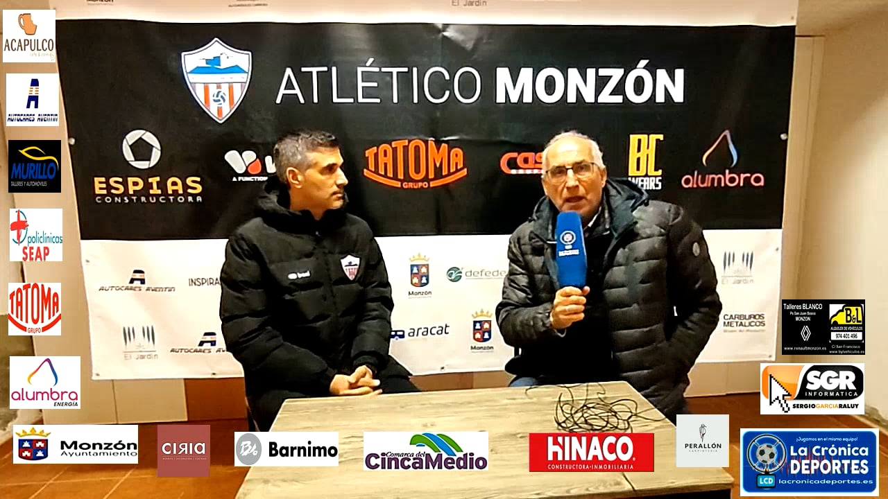 LA PREVIA / Epila - At.Monzón Alumbra / J 14 / Cristian Abad (Entrenador At Monzón) 3ª División