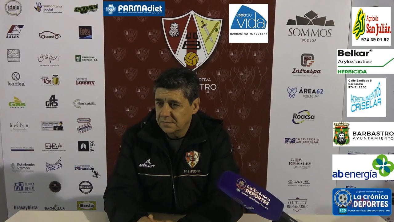 LA PREVIA / UD Barbastro - SD Ejea / JOSETE (Entrenador Barbastro) Jornada 14 / 3ª División