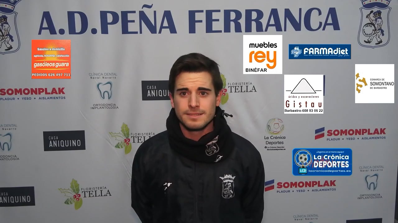 LA PREVIA / P. Ferranca Tella - CD Zaidin / AARÓN MARQUINA (Nuevo Jugador Ferranca) El futbolista esta semana volvía al equipo Ferranquero, tras su paso por la UD Barbastro / Jornada 13 / 1ª Regional Gr 2