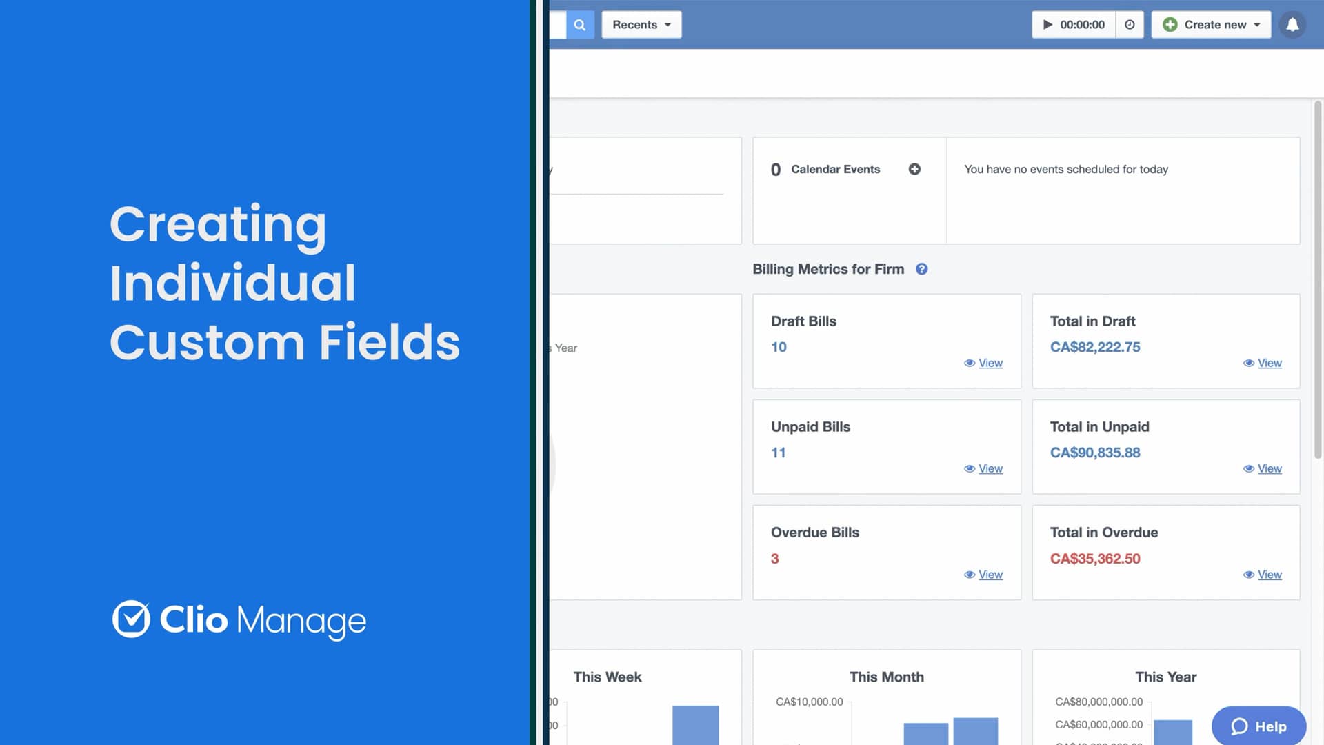 Swift Session - Creating Individual Custom Fields in Clio Manage on Vimeo