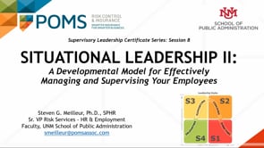 Supervisory Leadership Series: Situational Leadership II video