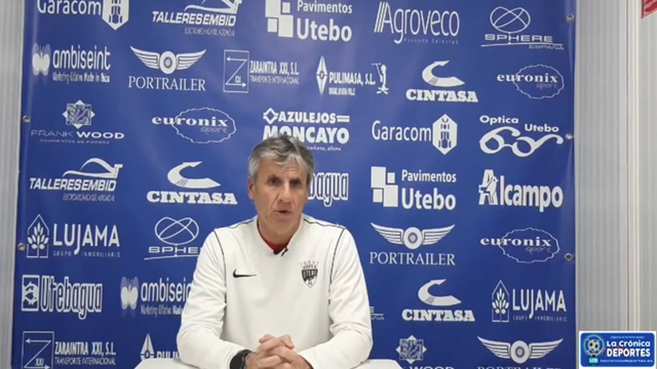 LA PREVIA / Cirbonero - Utebo FC / JUAN CARLOS BELTRÁN (Entrenador Utebo) Jornada 14 / 2ª RFEF - Grupo 2 / Fuente: Utebo FC