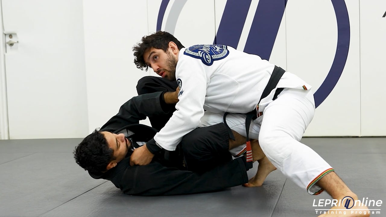 Lepri BJJ Online Training: Long Step Pass when in Reverse De La Riva to Bac