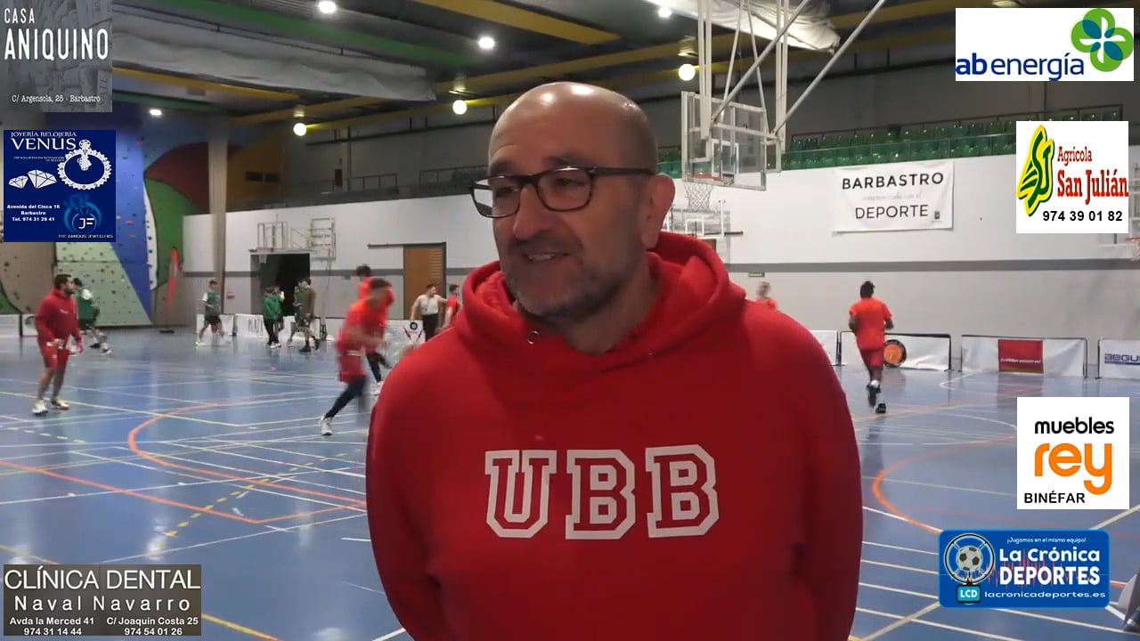 JUAN ÁGUILA (Presidente de Unión Basket Barbastro) Presentación Equipos 10.12.2022