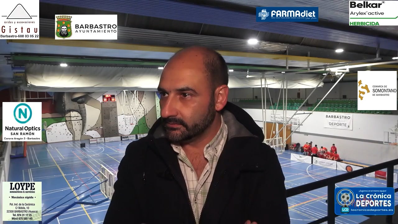 FERNANDO TORRES (Alcalde de Barbastro)  Presentación Equipos Unión Basket Barbastro 10.12.2022