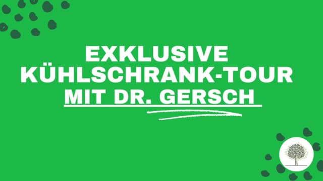 Kühlschranktour mit Dr. Gersch