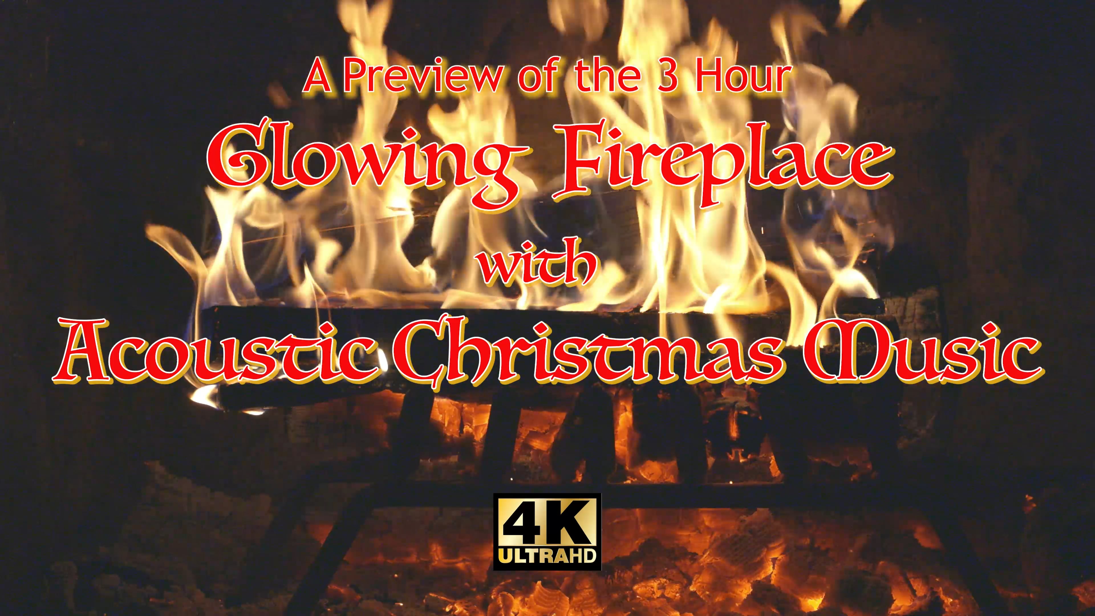 Watch Glowing Fireplace with Acoustic Christmas Music Online | Vimeo On