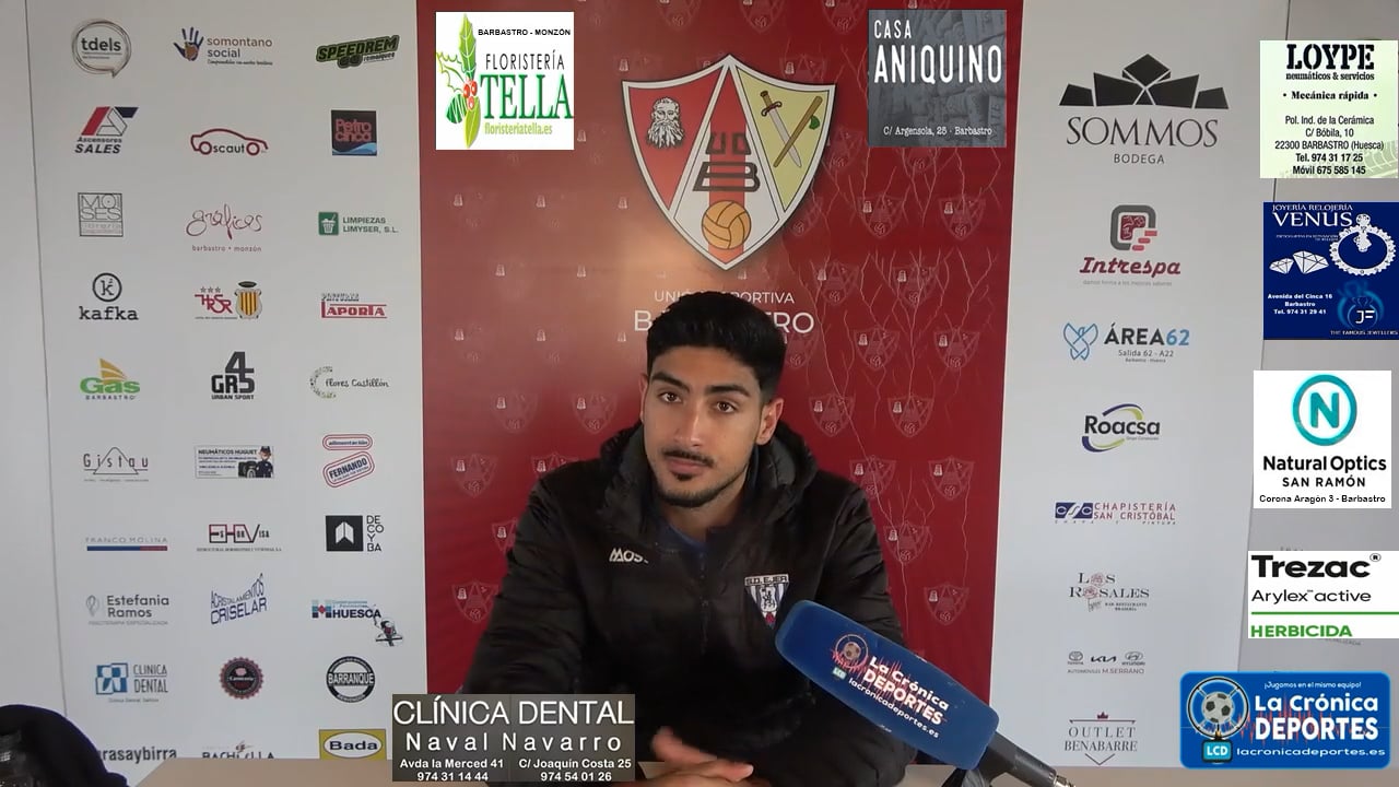 BRUNO RODRÍGEZ (Jugador Ejea)  UD Barbastro 3-3 SD Ejea / Jornada 14 / 3ª División