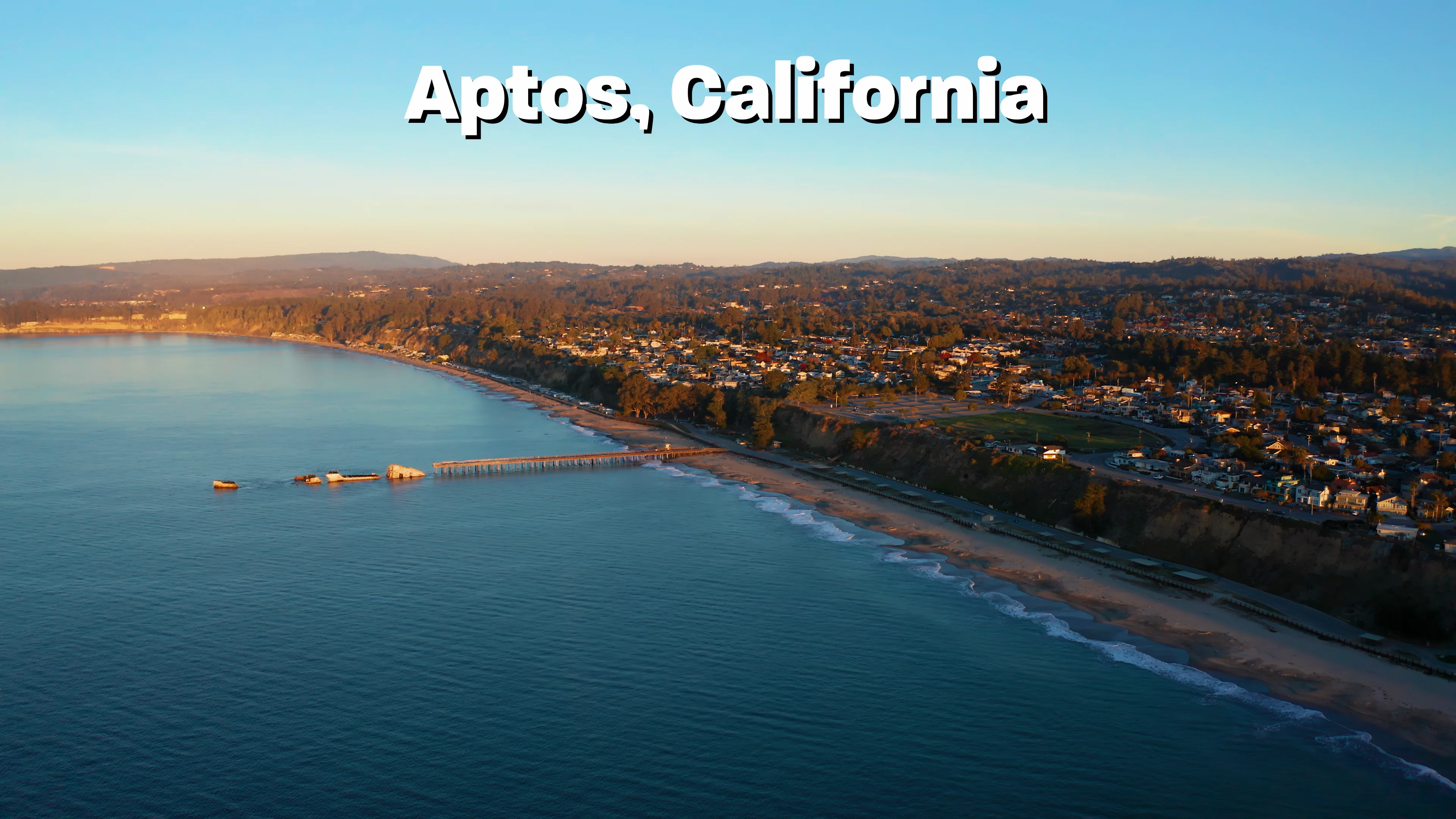 A Look at Seacliff State Beach Pier in Aptos, California 1 month before  damage from January 2023 storms