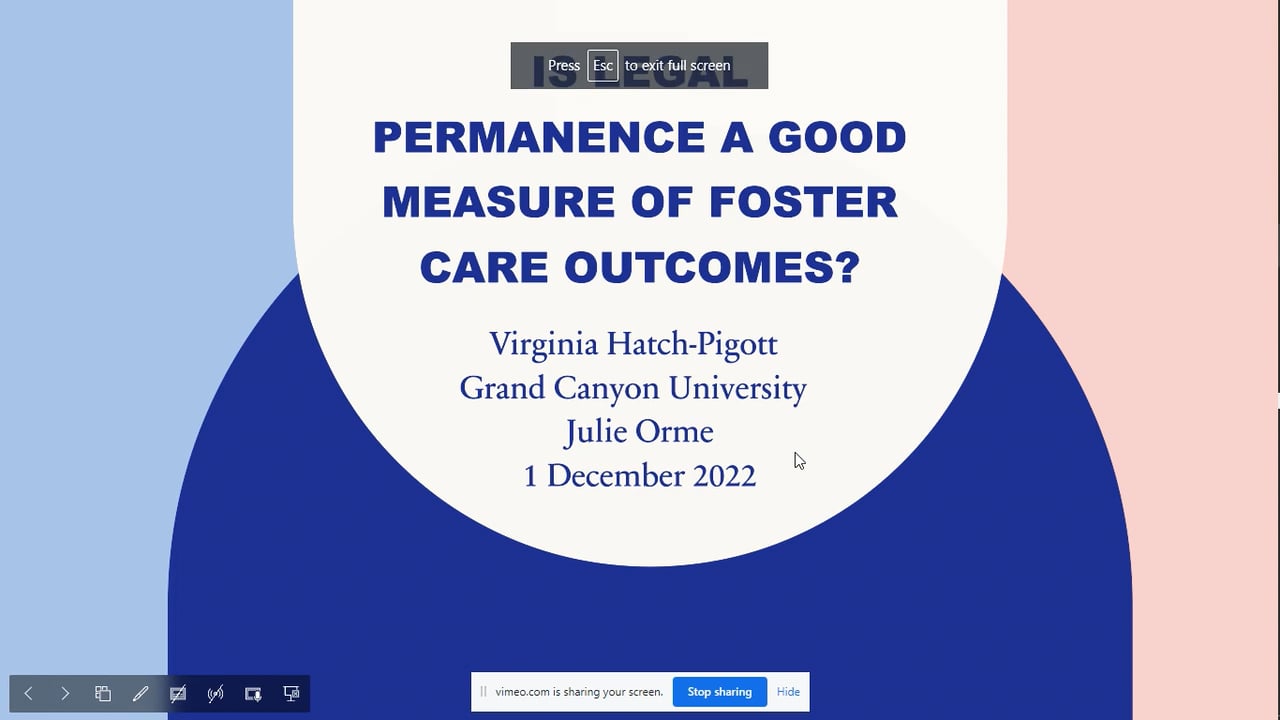 Capstone: Is Legal Permanence A Good Measure Of Foster Care Outcomes ...