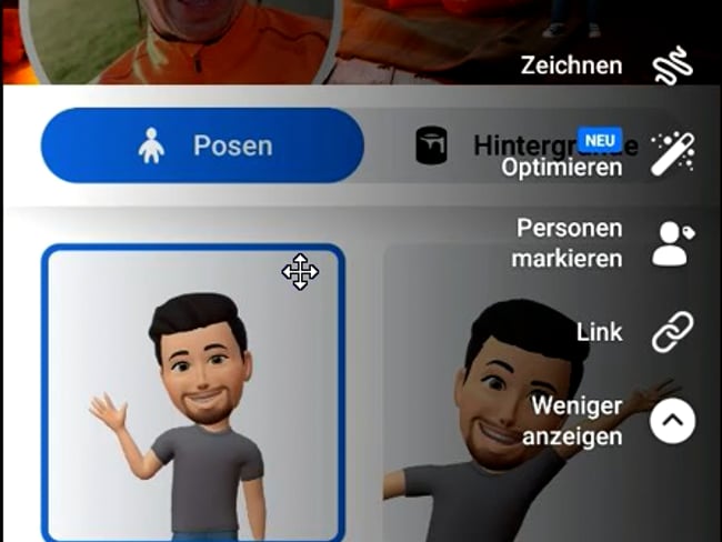 Neu: FB Stories optimieren Funktion