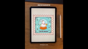 Procreate Kawaii Christmas Brushes, a Brush Add-On by Artbykimmyw (Thumbnail 6 of 6)