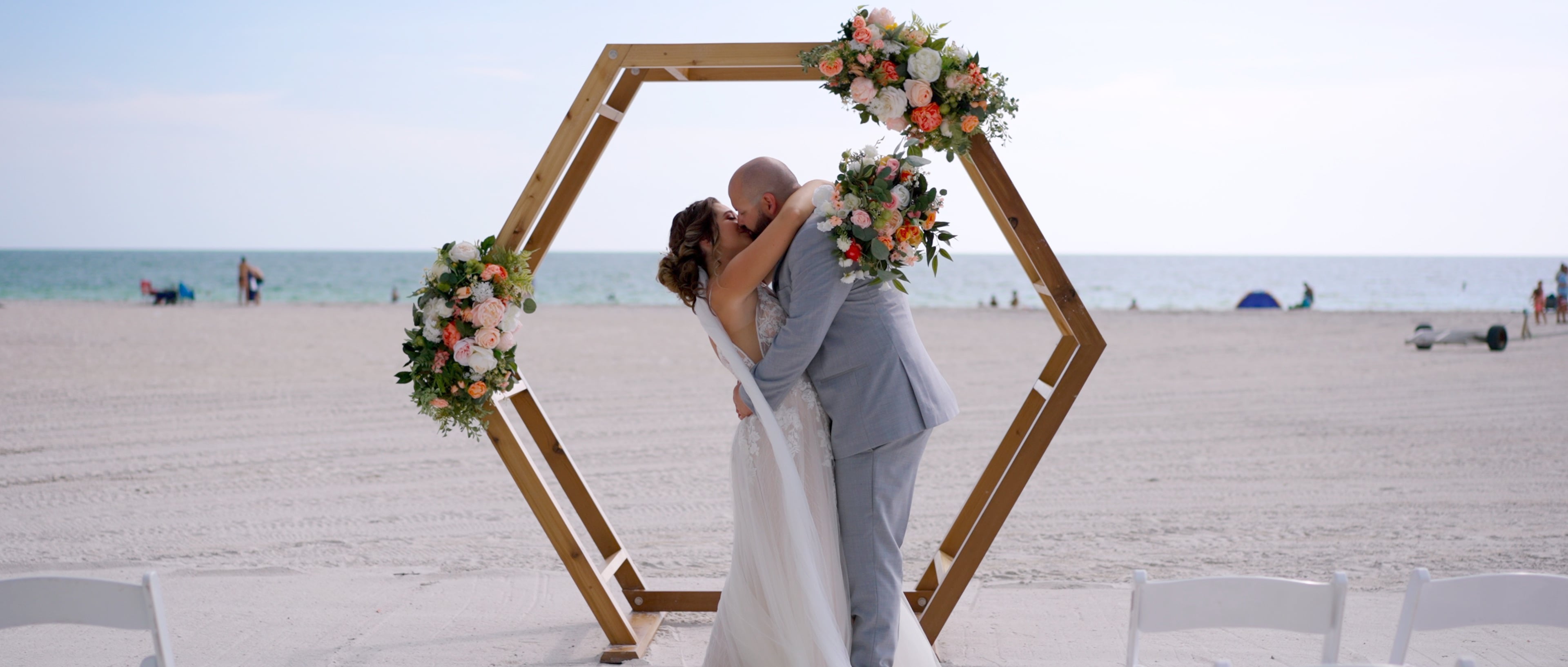Video thumbnail for St. Pete Beach Wedding | Becoming the Kingery Family
