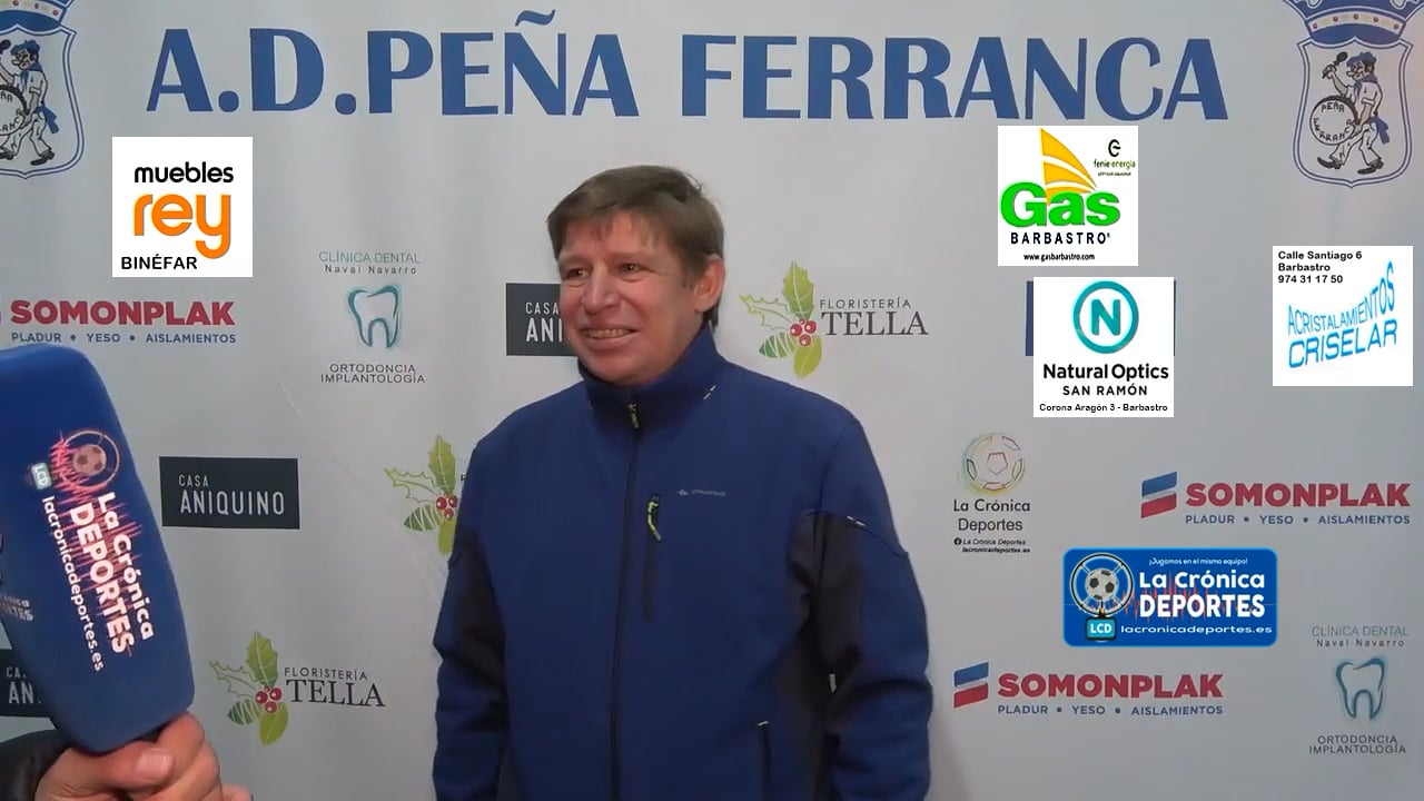 JOEL ARBONES (Entrenador Zaidin) P. Ferranca Tella 1-1 CD Zaidin / Jornada 13 / 1ª Regional Gr 2