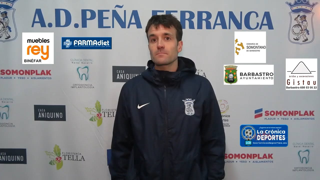 NÉSTOR ARILLA (Entrenador Ferranca) P. Ferranca Tella 1-1 CD Zaidin / Jornada 13 / 1ª Regional Gr 2