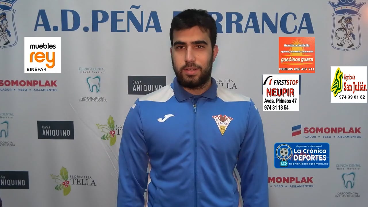 GERMÁN (Jugador Zaidin) P. Ferranca Tella 1-1 CD Zaidin / Jornada 13 / 1ª Regional Gr 2