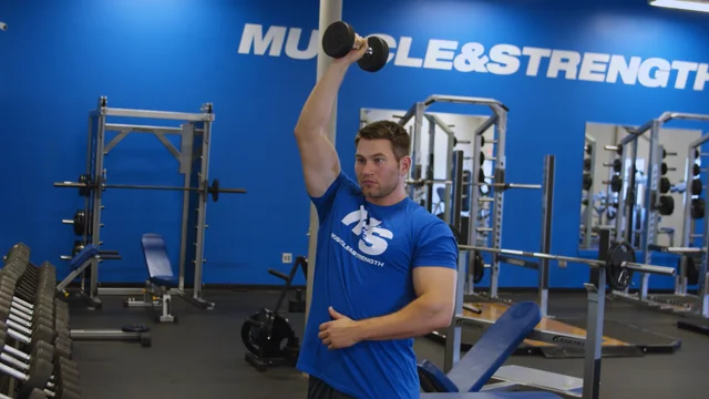 One-Arm Standing Dumbbell Extension: Video Exercise Guide & Tips