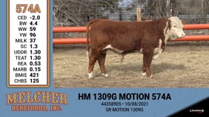 Lot #574 - HM 1309G MOTION 574A