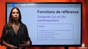 video : seconde-mathematiques-fonctions-de-reference-comparer-f-a-et-f-b-numeriquement-3953