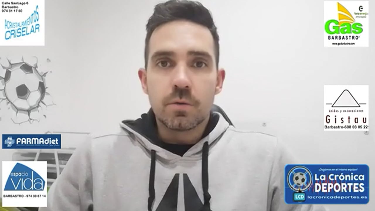 DIEGO CABEZA (Entrenador La Almunia) CD La Almunia 0-1 CF Illueca / Jornada 14 / 3ª División