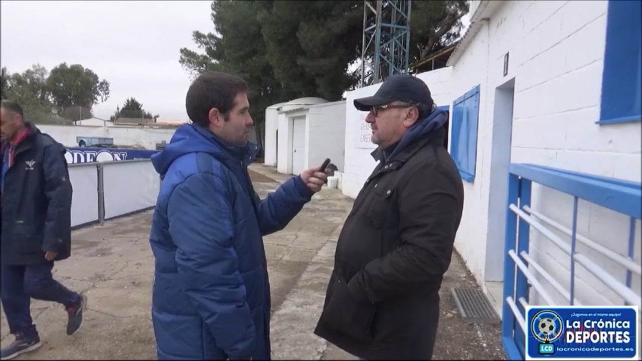 ÓSCAR TIBERIO (Entrenador Borja) UD Casetas 0-1 SD Borja / Jornada 12 / Regional Preferente Gr 2 / Fuente: YouTube Raúl Futbolero